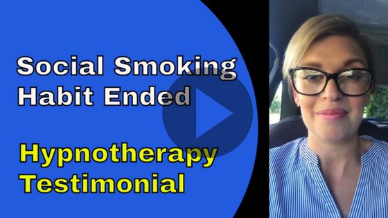 social smoking habit ended hypnotherapy testimonial