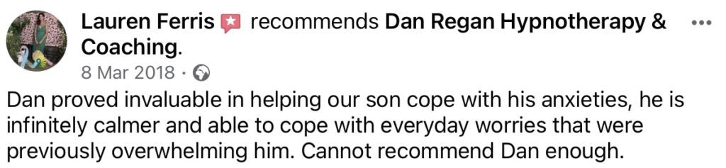 Anxiety Hypnotherapy and Coaching in Ely Review
