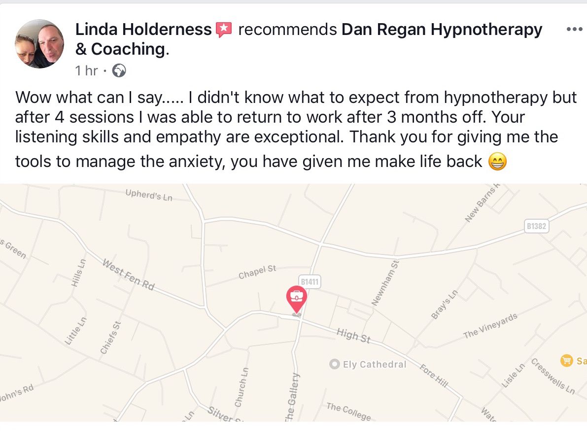 ely anxiety hypnotherapy review