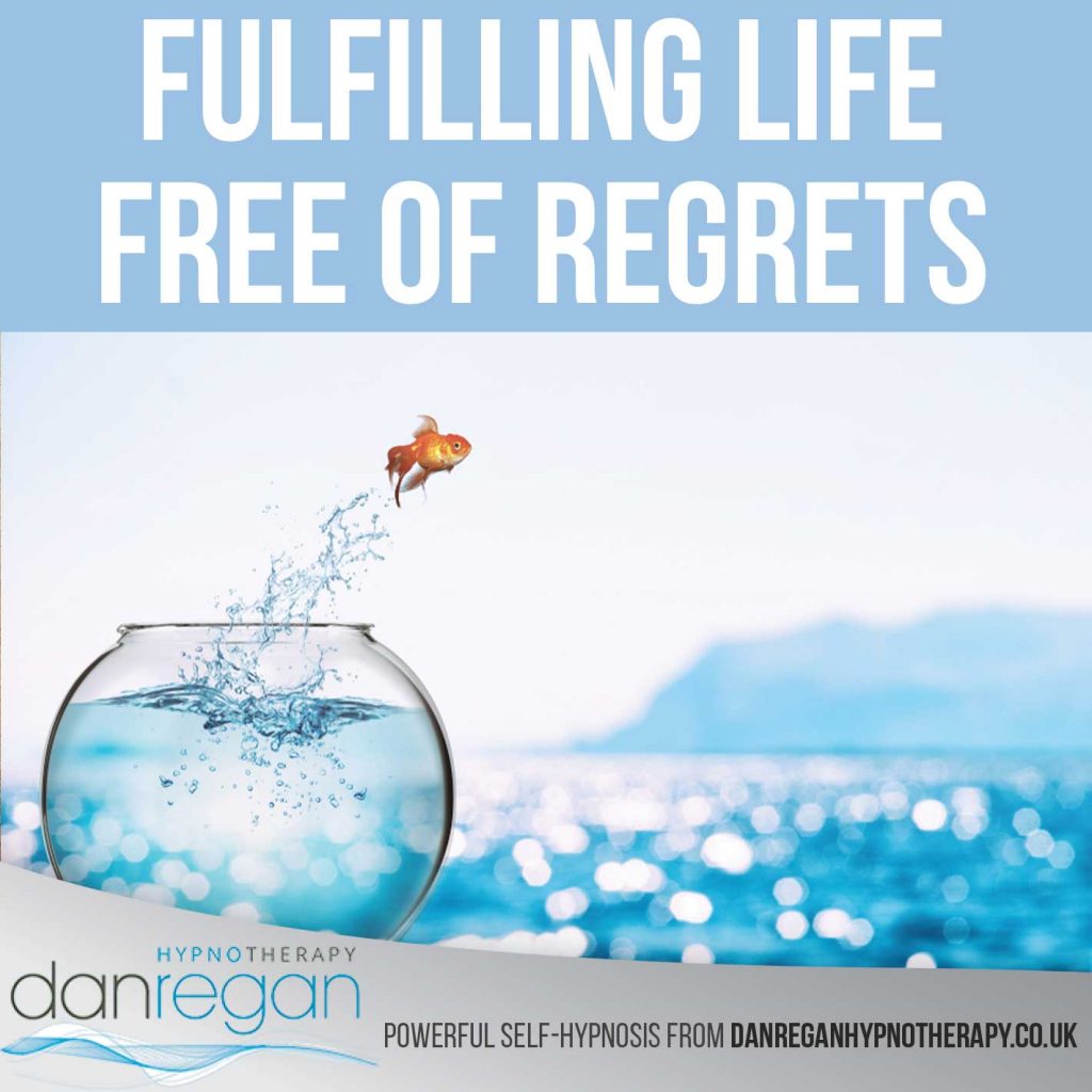 fulfilling life free of regrets hypnosis download by Dan Regan Hypnotherapy Newmarket and Ely
