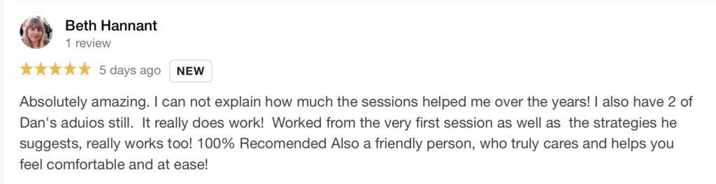 dan regan hypnotherapy anxiety review