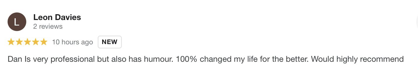 cognitive hypnotherapy in ely testimonials