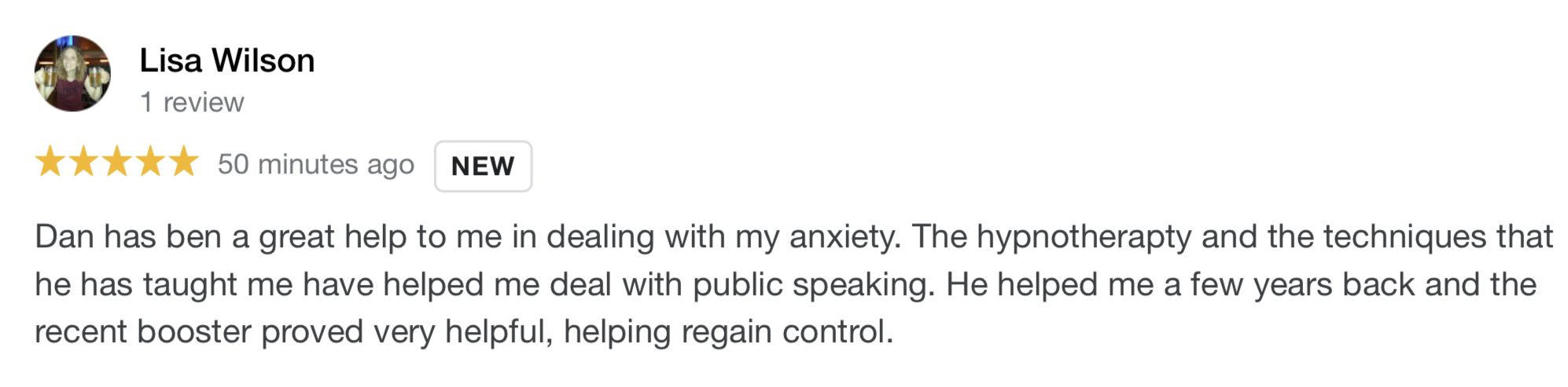 public speaking hypnotherapy review