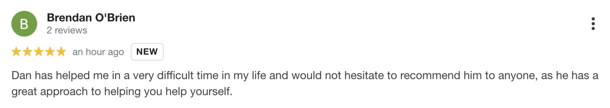 Hypnotherapy in Ely Google Review