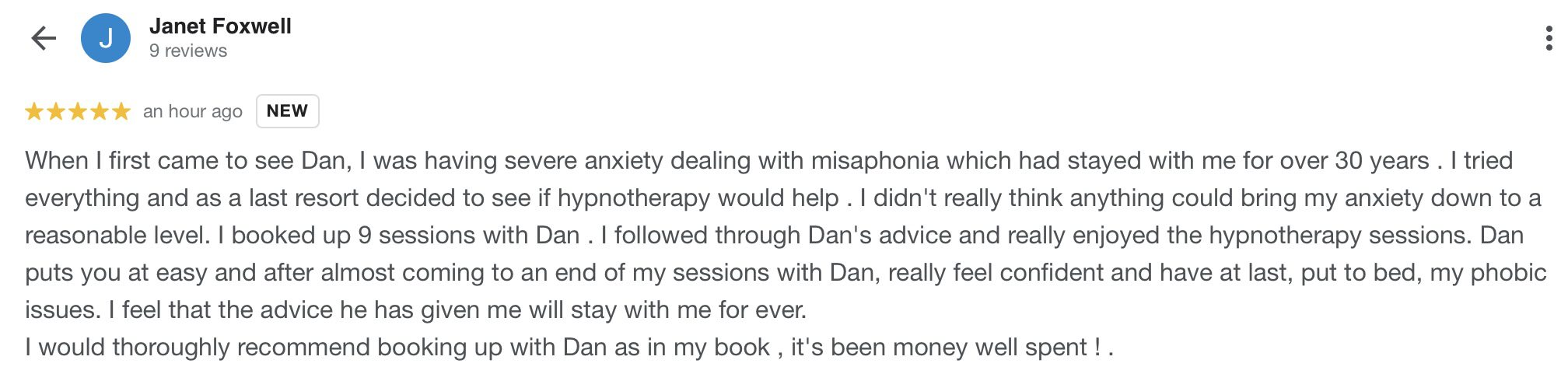 misophonia hypnotherapy review