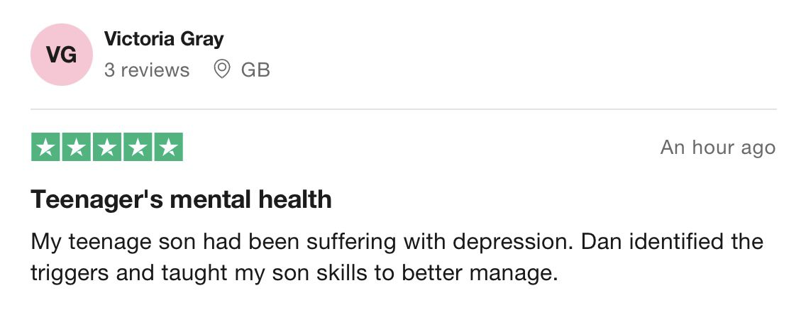 teenager mental health depression hypnotherapy