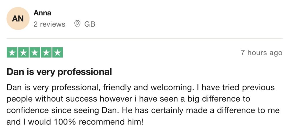 Confidence Hypnotherapy Review - Hypnotherapy in Ely