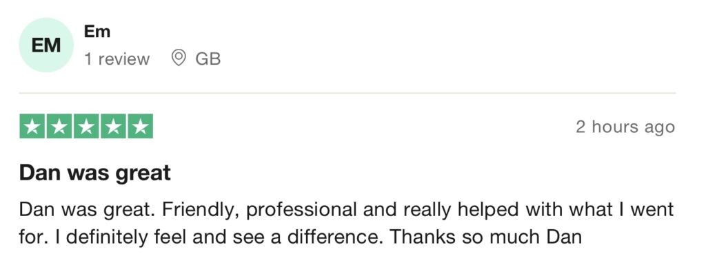 Hypnotherapy in Ely Reviews