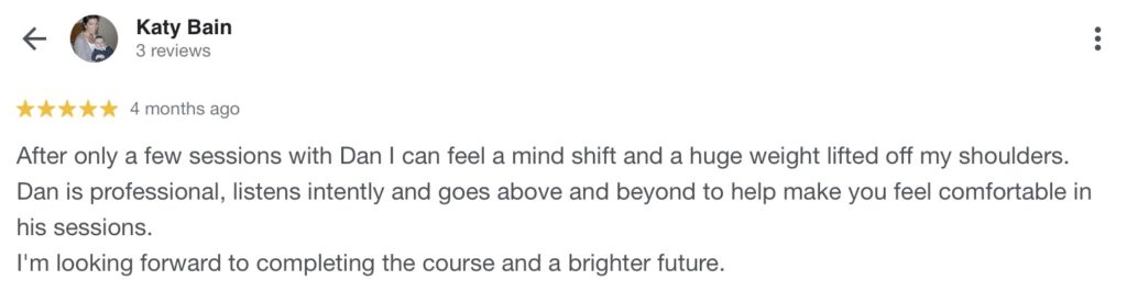 Hypnotherapy in Ely and Newmarket Testimonial