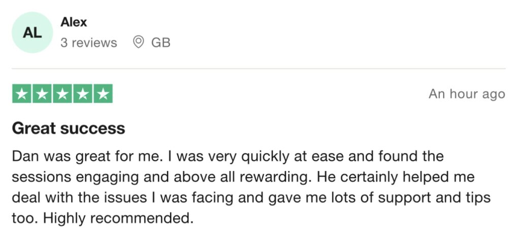 Successful hypnotherapy in Ely review