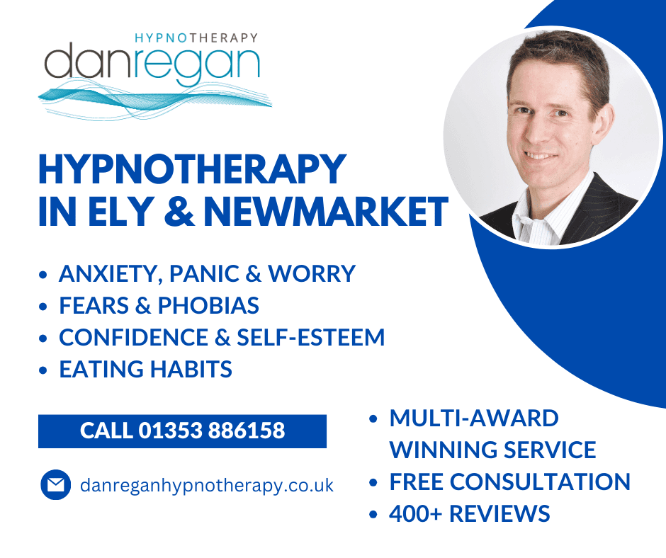 Dan Regan Anxiety Hypnotherapy in Ely & Newmarket