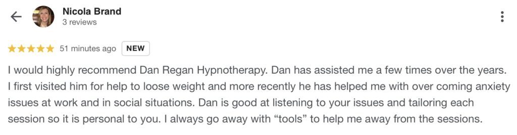 overcoming anxiety at work hypnotherapy Ely review