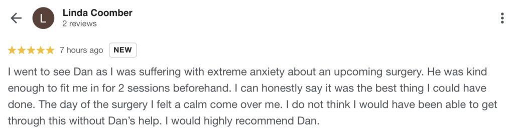 Hypnotherapy for Surgery Anxiety