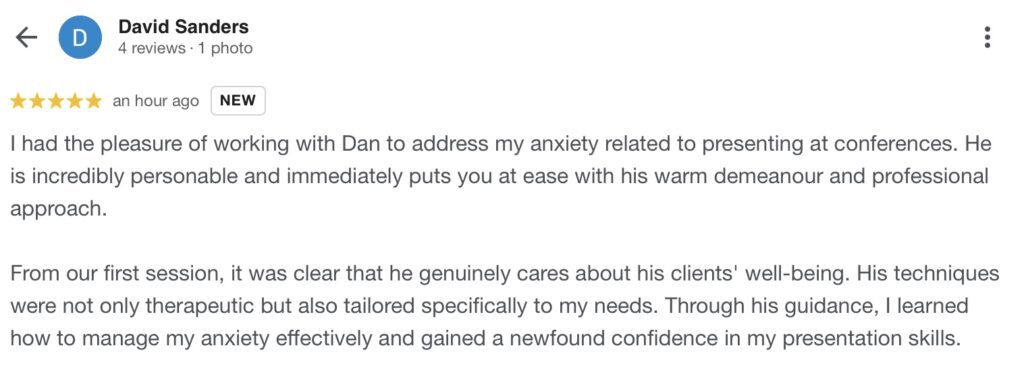 Presentation Anxiety Hypnotherapy