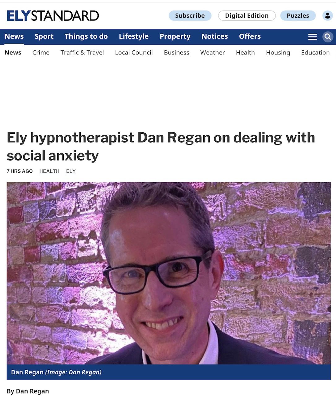 Dealing with social anxiety in Ely